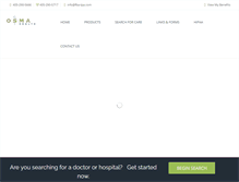 Tablet Screenshot of osmahealth.com